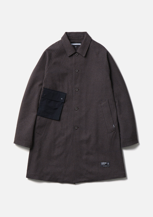 Neighborhood GC CHECK BALCOLLAR COAT