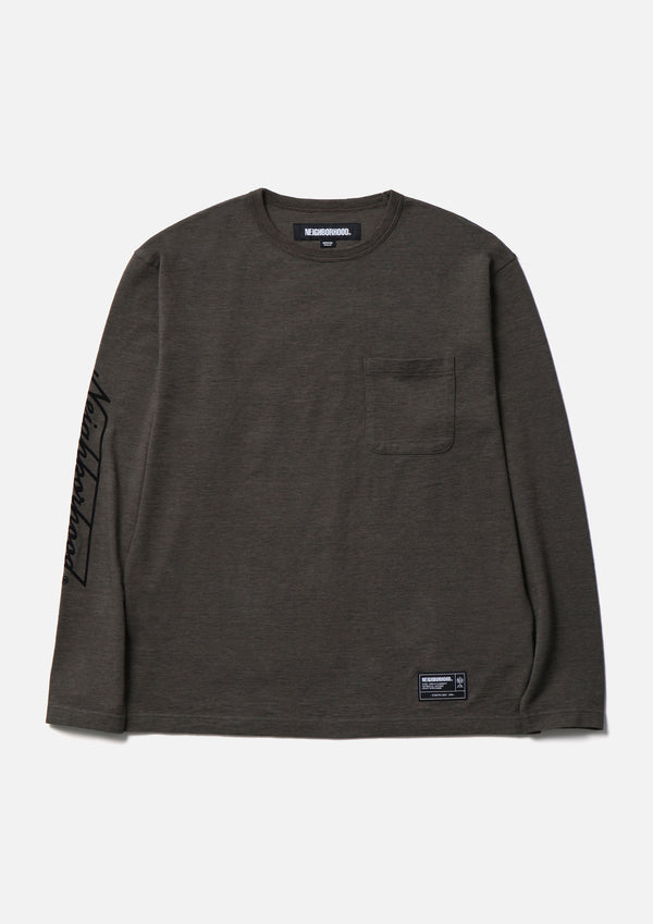 Neighborhood HEATHER FABRIC CREWNECK LS