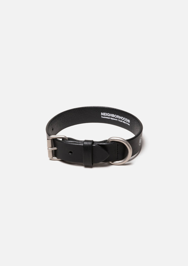 Neighborhood LEATHER DOG COLLAR WIDE