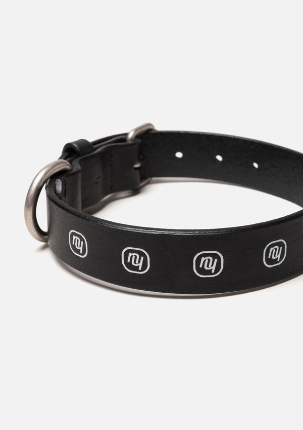 Neighborhood LEATHER DOG COLLAR WIDE