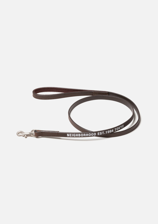 Neighborhood LEATHER DOG LEASH NARROW