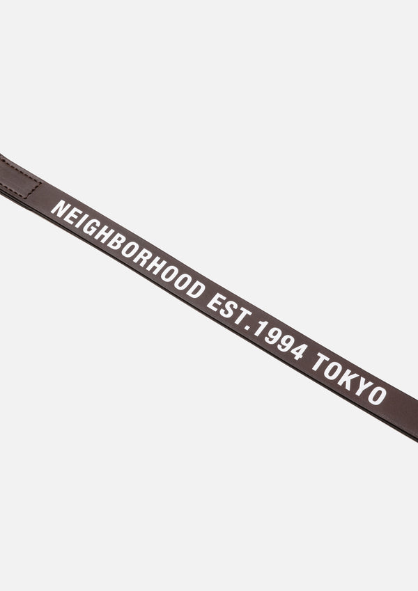 Neighborhood LEATHER DOG LEASH WIDE