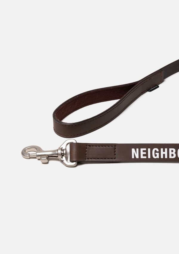 Neighborhood LEATHER DOG LEASH WIDE