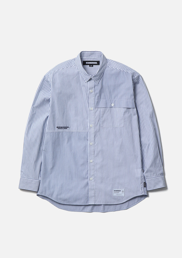 neighborhood MULTI STRIPE SHIRT LS