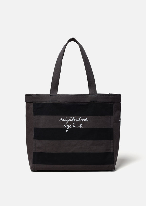 Neighborhood NH X AGNES B. . BORDER TOTE BAG