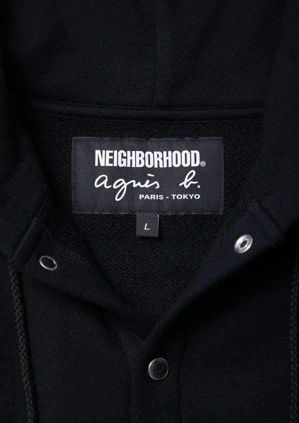 Neighborhood NH X AGNES B. . SWEAT SNAP HOODIE LS