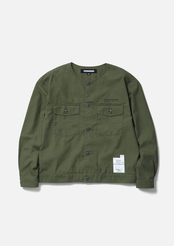 Neighborhood NO COLLAR SHIRT LS
