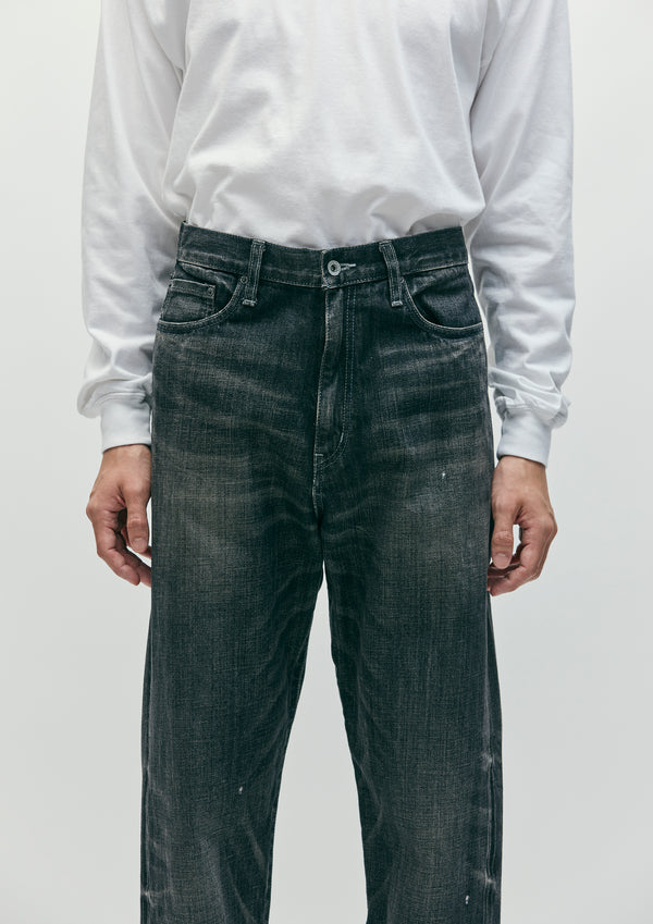 Neighborhood WASHED DENIM DP BASIC PANTS