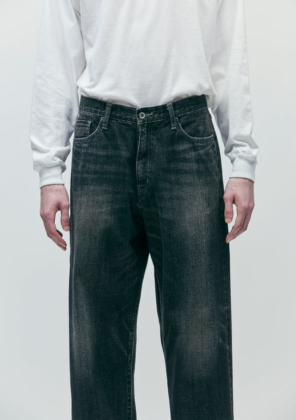Neighborhood WASHED DENIM DP WIDE PANTS