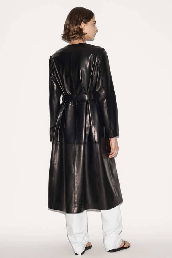 Nellie Partow Aiden Trench Black