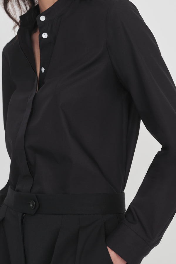 Nellie Partow Arden Shirt Black