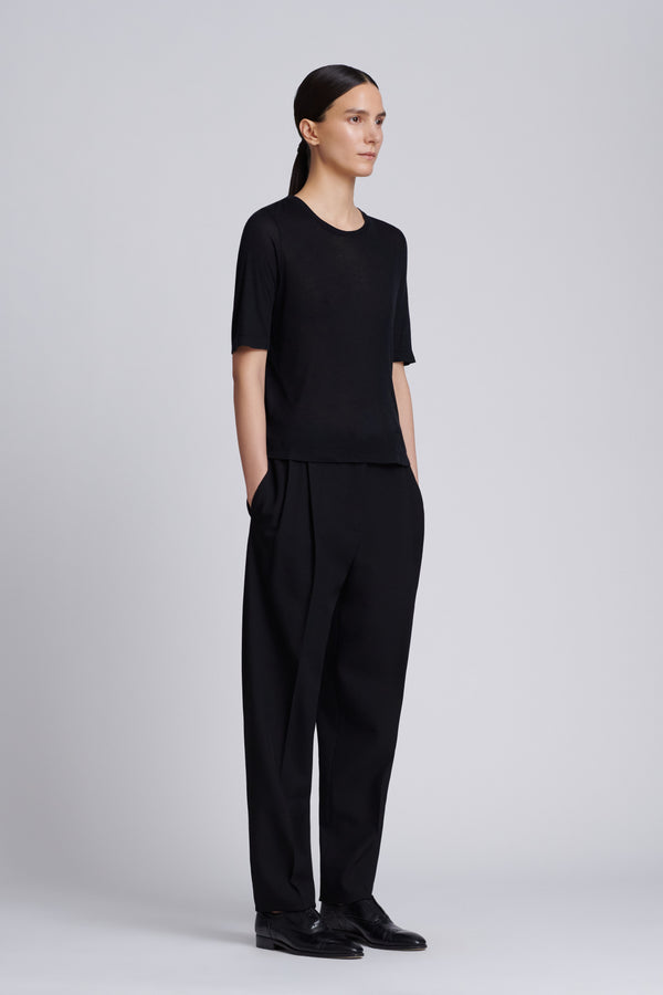 Nellie Partow Bacall Pant Black