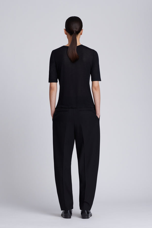 Nellie Partow Bacall Pant Black