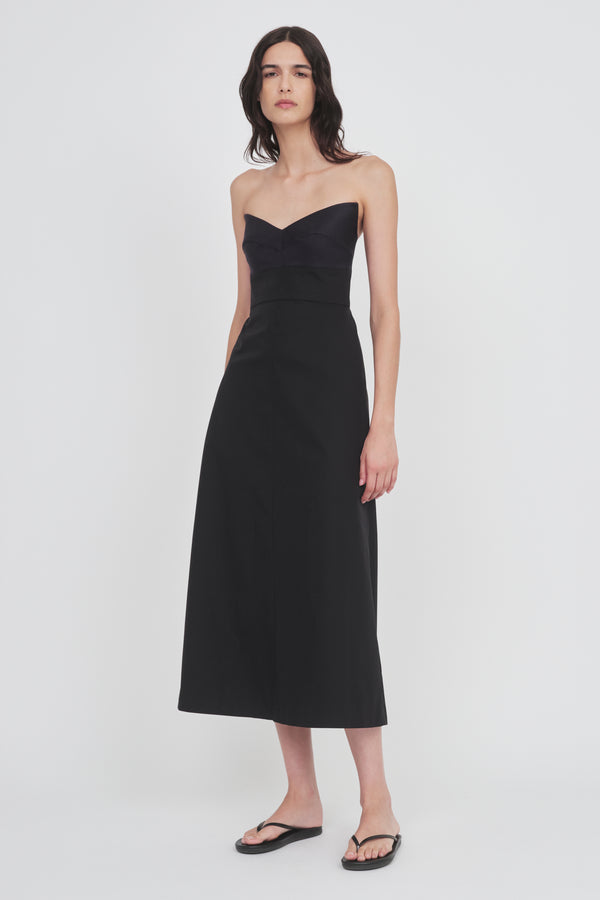 nellie partow Baxter Dress Black