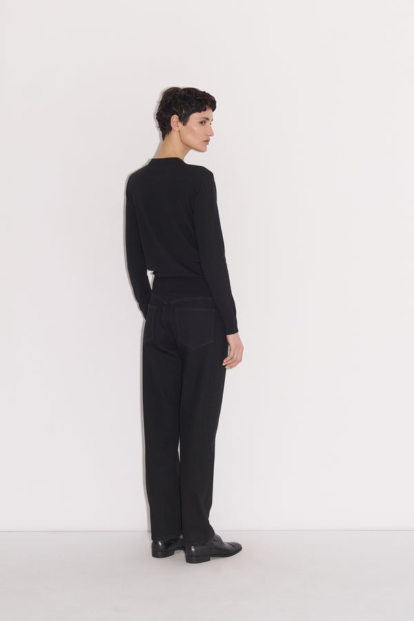 Nellie Partow Bea Sweater Black