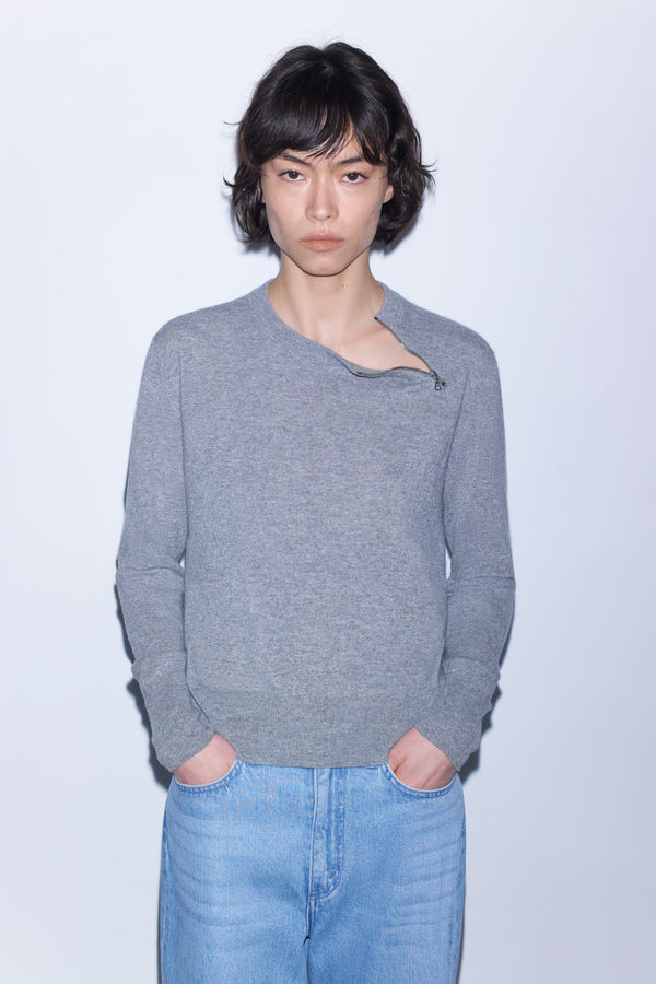 nellie partow Bea Sweater Heather Grey