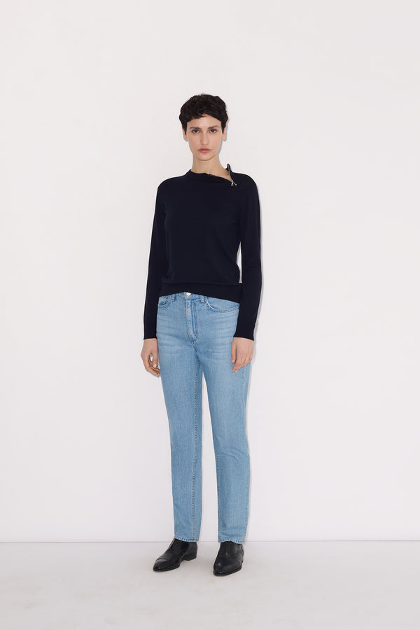 nellie partow Bea Sweater Navy