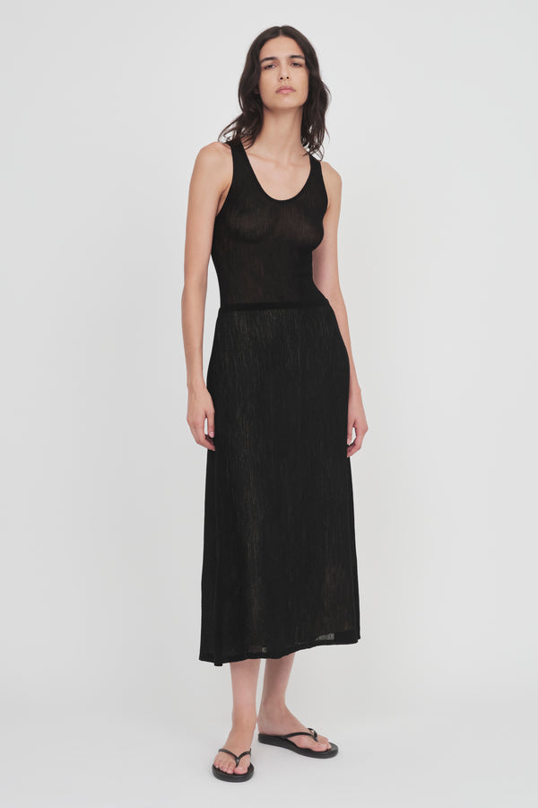 nellie partow Bia Skirt Black