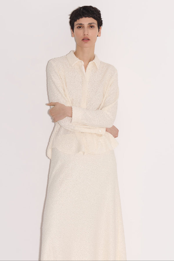 Nellie Partow Bia Skirt Ivory