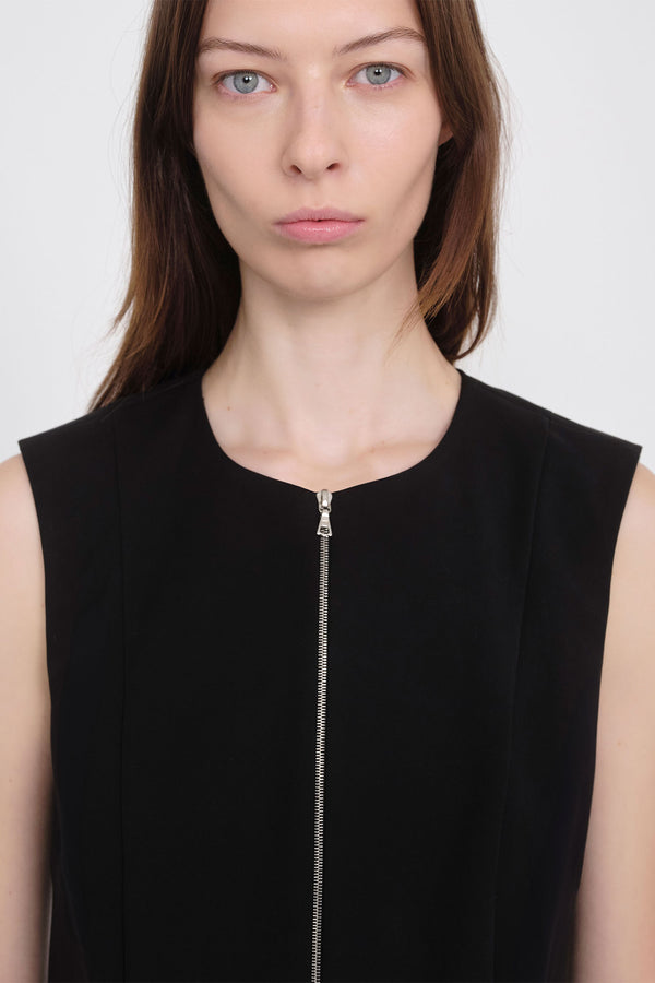 Nellie Partow Brooke Dress Black