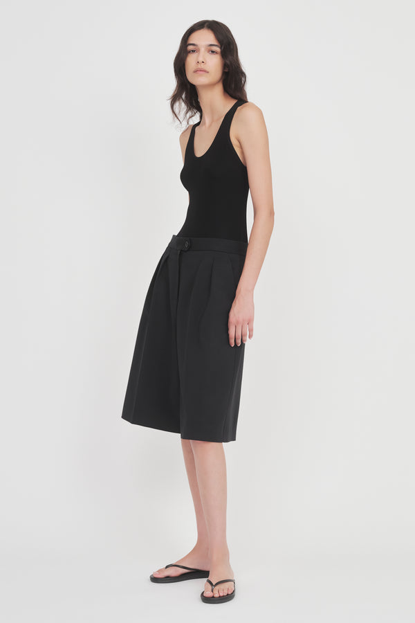 Nellie Partow Cali Bodysuit Black