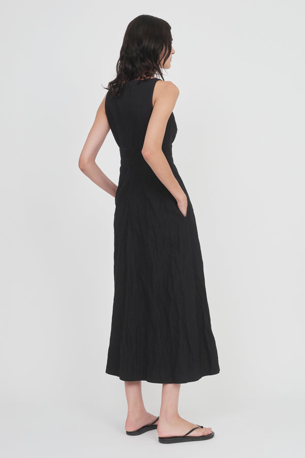 Nellie Partow Camden Dress Black