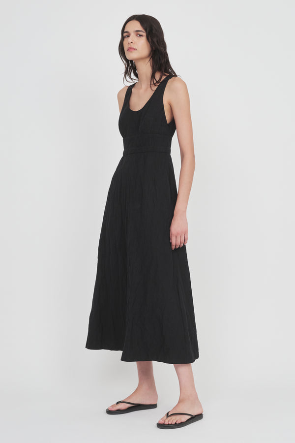 nellie partow Camden Dress Black