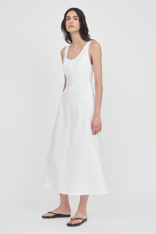 nellie partow Camden Dress White