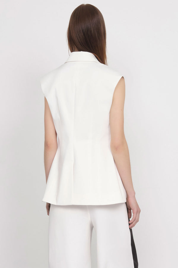 Nellie Partow Chiara Jacket White