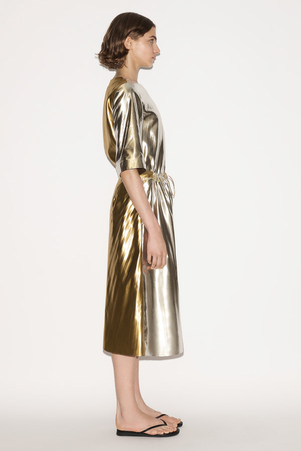 Nellie Partow Clem Skirt Silver/Gold