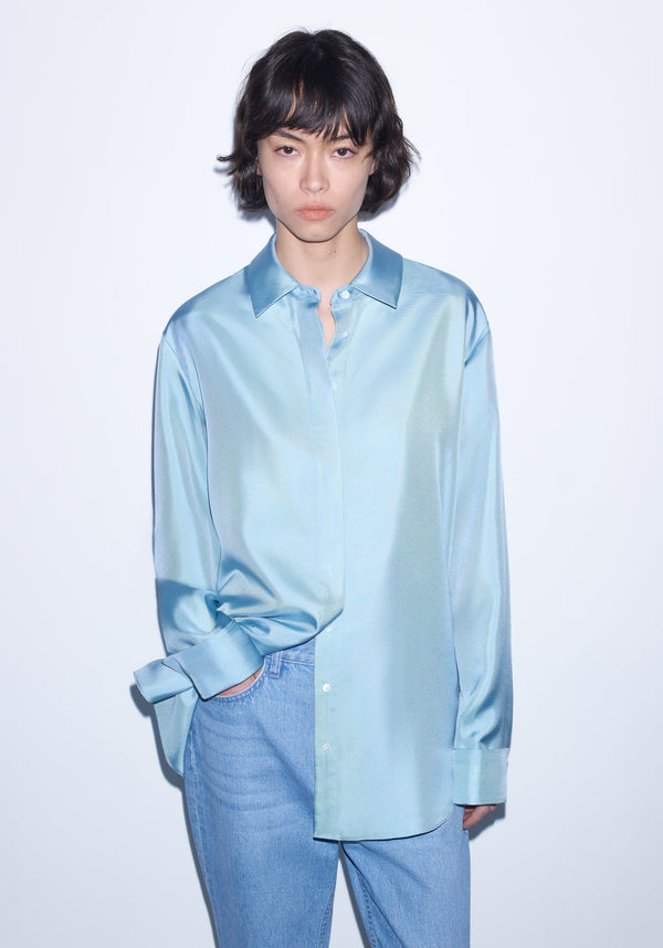 Nellie Partow Dahlia Shirt Arctic