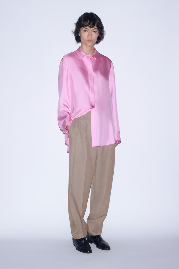 nellie partow Dahlia Shirt Lilac