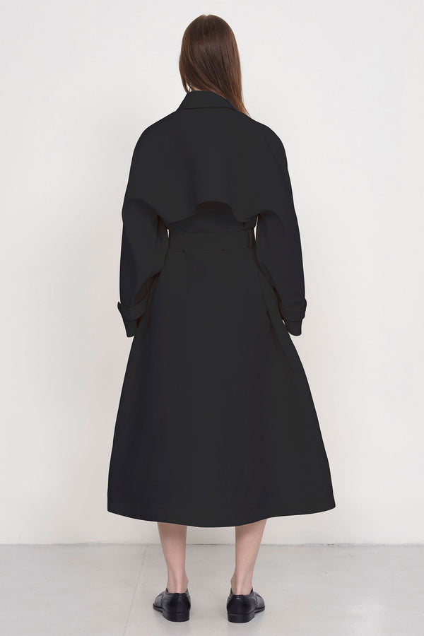 Nellie Partow Delaney Trench Black