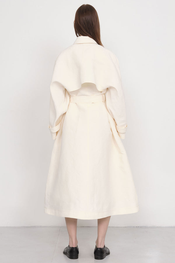 Nellie Partow Delaney Trench Bone