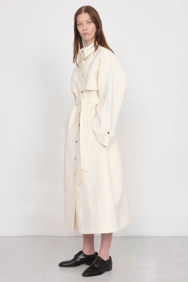 Nellie Partow Delaney Trench Bone