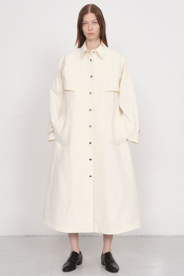 Nellie Partow Delaney Trench Bone