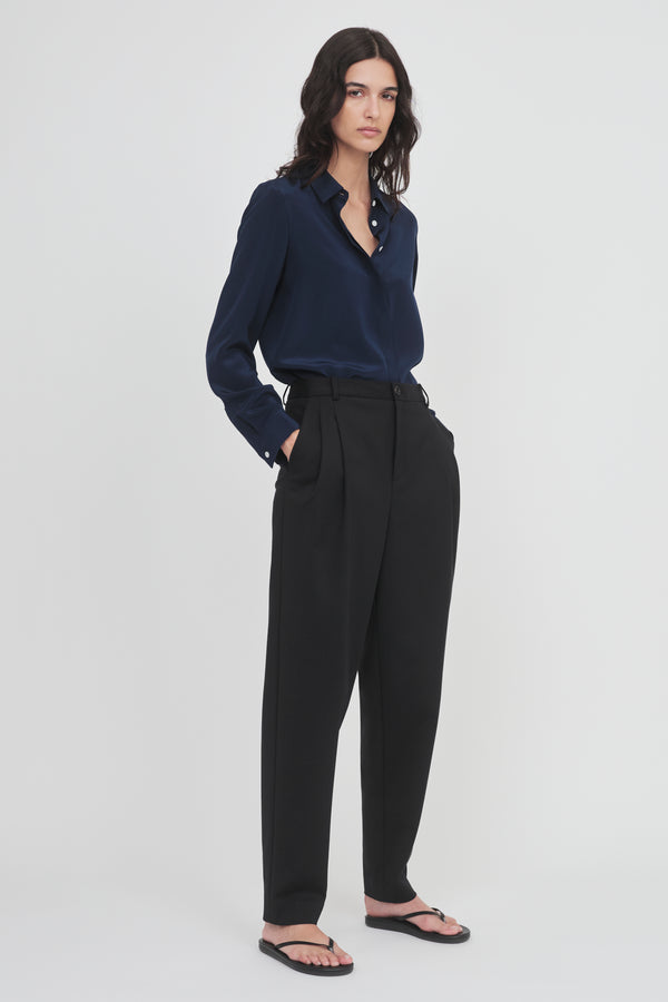 nellie partow Edie Shirt Midnight