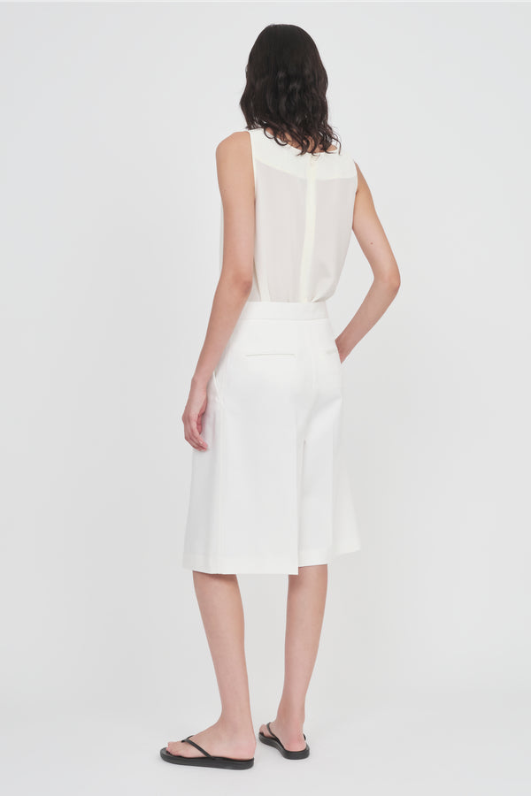 Nellie Partow Eliana Tank Ivory