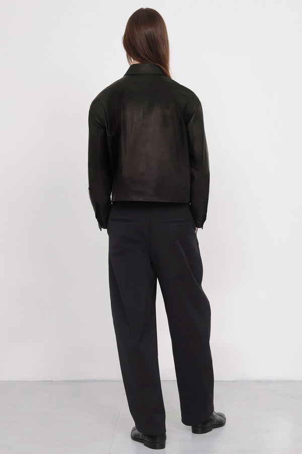 Nellie Partow Filmore Top Black