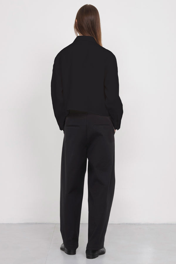 Nellie Partow Filmore Top Black