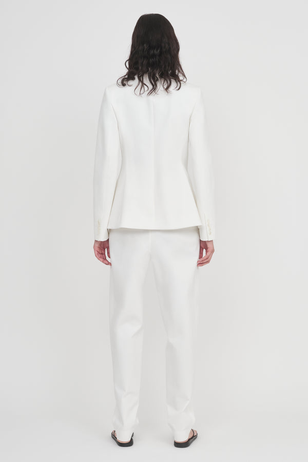 Nellie Partow Flynn Jacket White