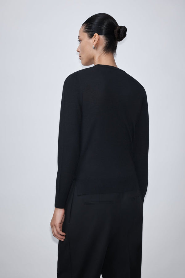 Nellie Partow Franca Sweater Black