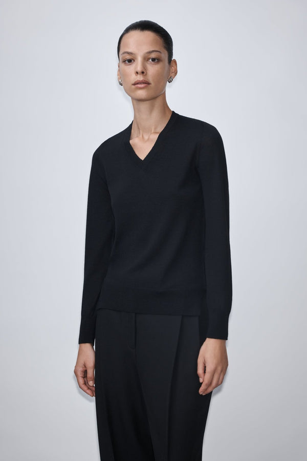 nellie partow Franca Sweater Black