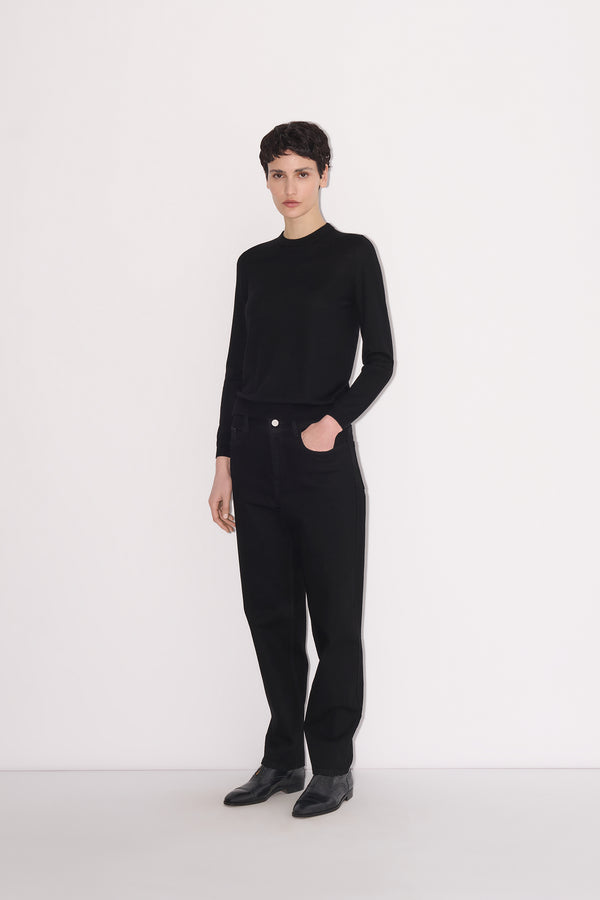 nellie partow Greta Sweater Black