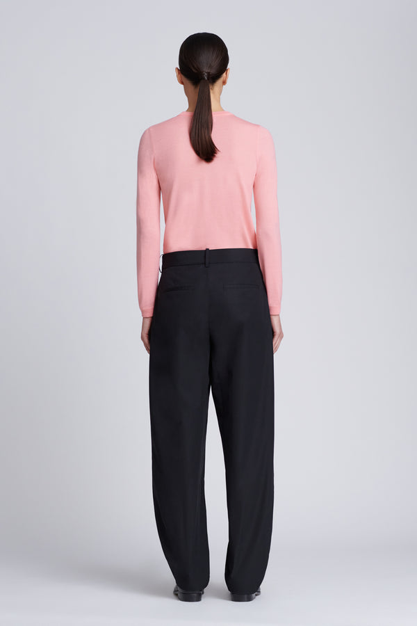 Nellie Partow Greta Sweater Flamingo