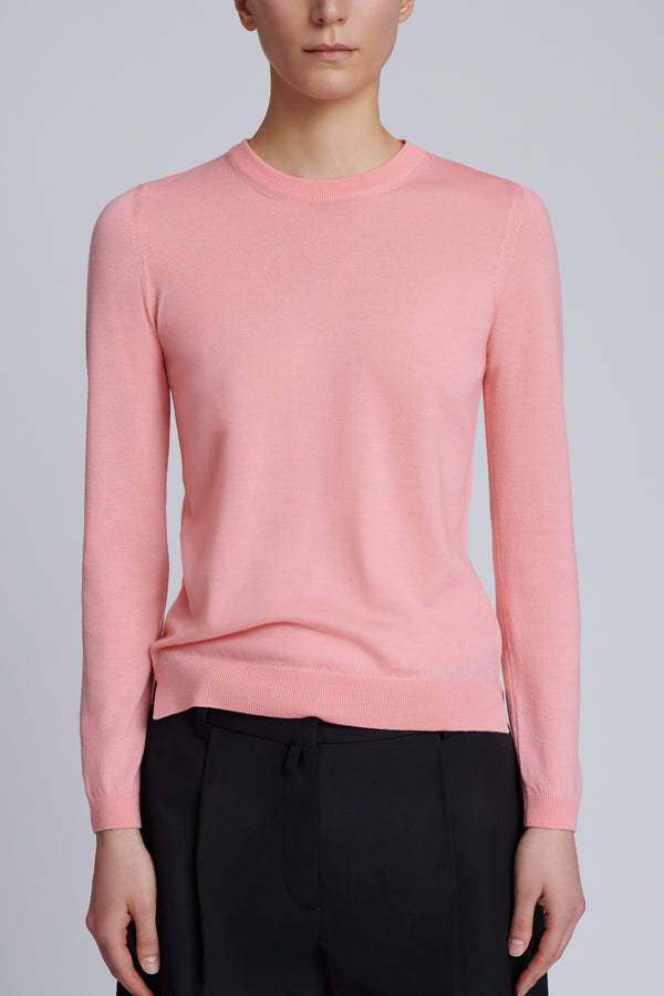 Nellie Partow Greta Sweater Flamingo
