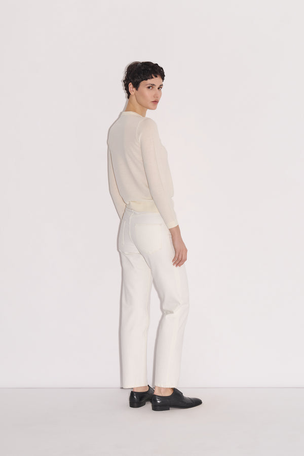 Nellie Partow Greta Sweater Ivory