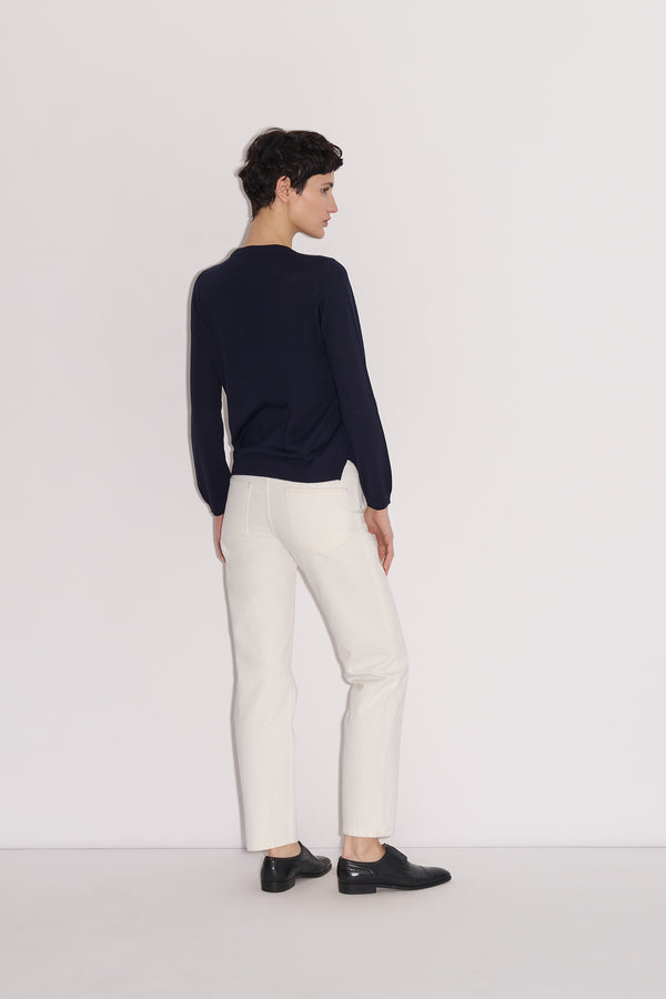 Nellie Partow Greta Sweater Navy