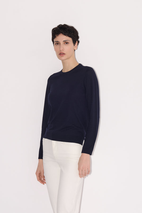 Nellie Partow Greta Sweater Navy