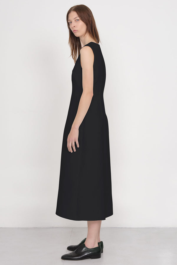 Nellie Partow Haley Dress Black